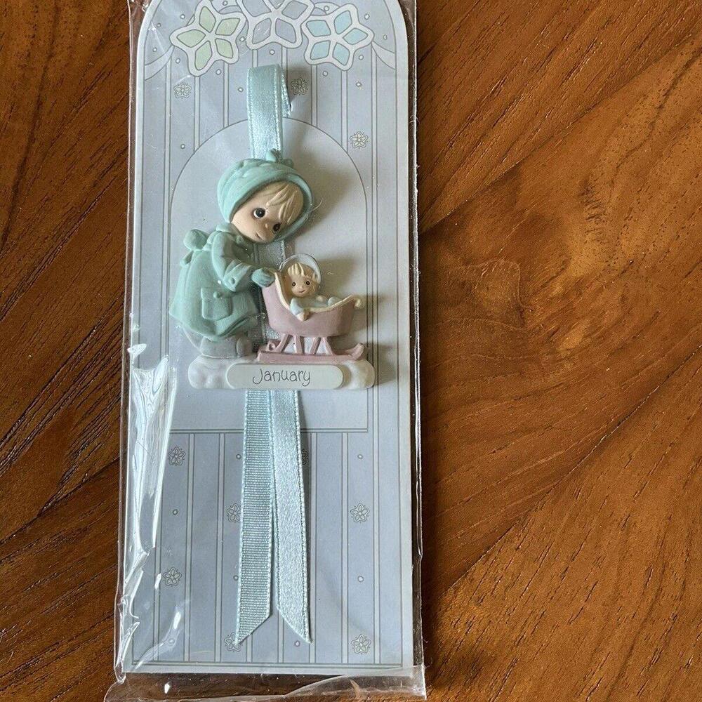 Vintage Precious Moments January Birthday Month Bookmark (NEW)